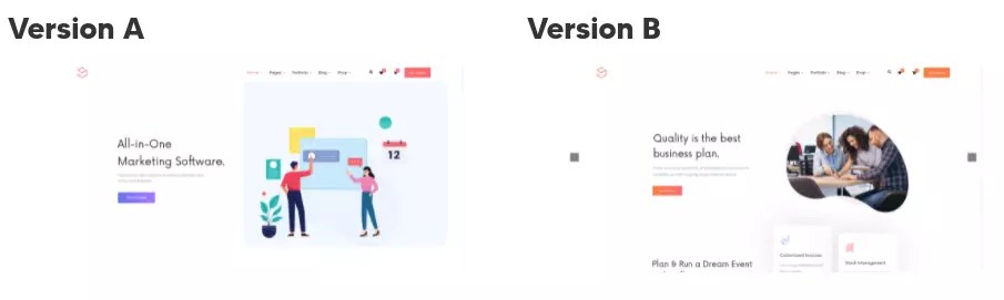 Pre-Live A/B Testing - Example Splash