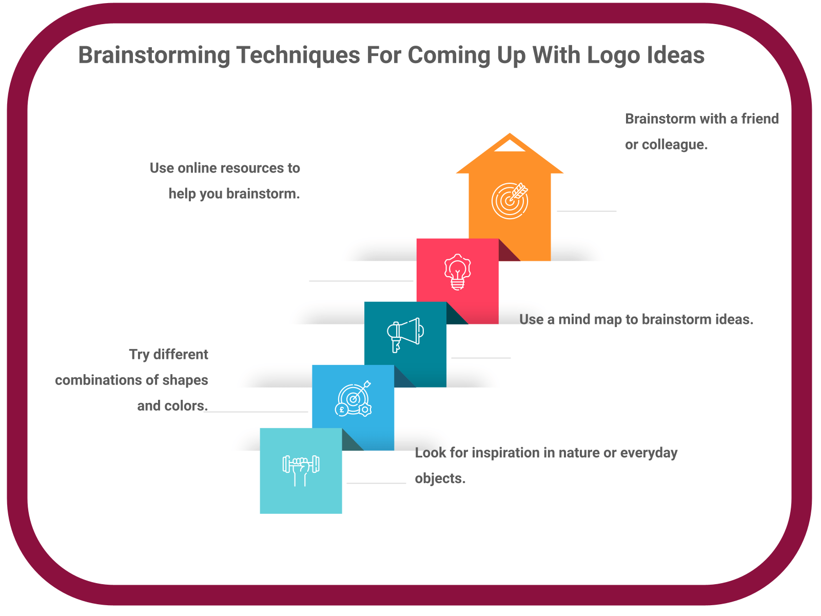 INFOGRAPHIC: Brainstorming techniques for coming up with logo ideas - Poll the People